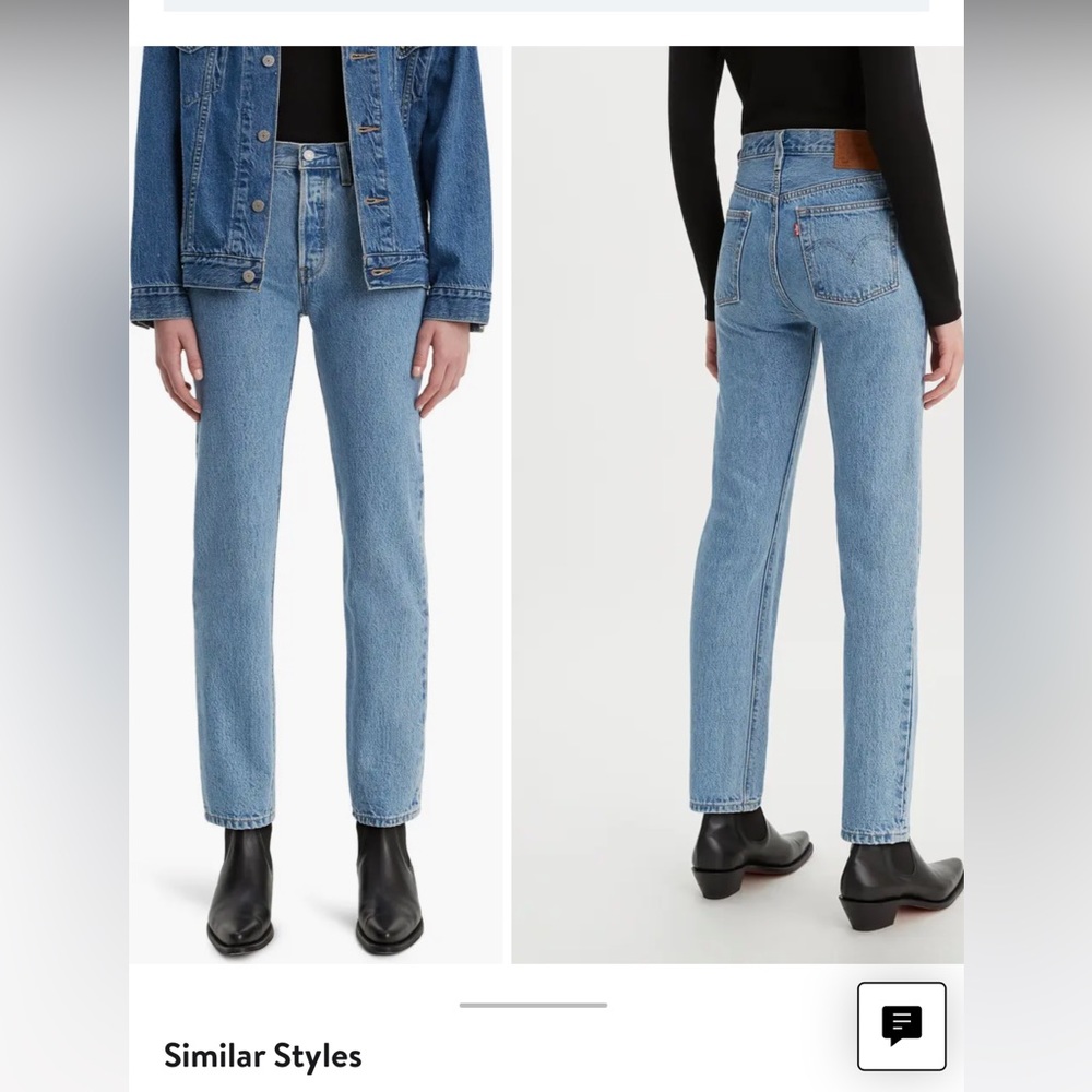 501® High Waist Straight Leg Jeans